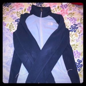 Two toned blue north face